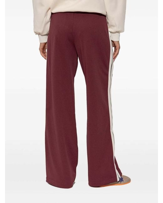 Palm Angels Red Burgundy Track Pants