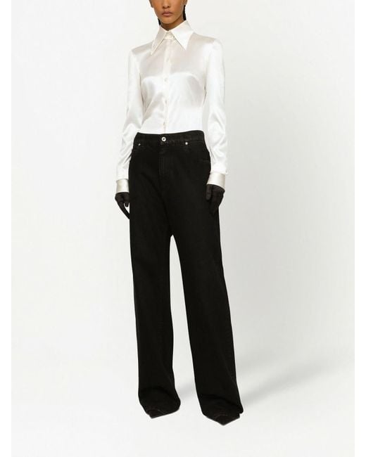 Dolce & Gabbana Black Denim Boyfriend Jeans