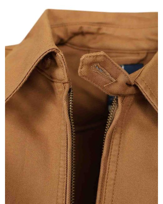 Polo Ralph Lauren Brown Oversized Cotton Windbreaker