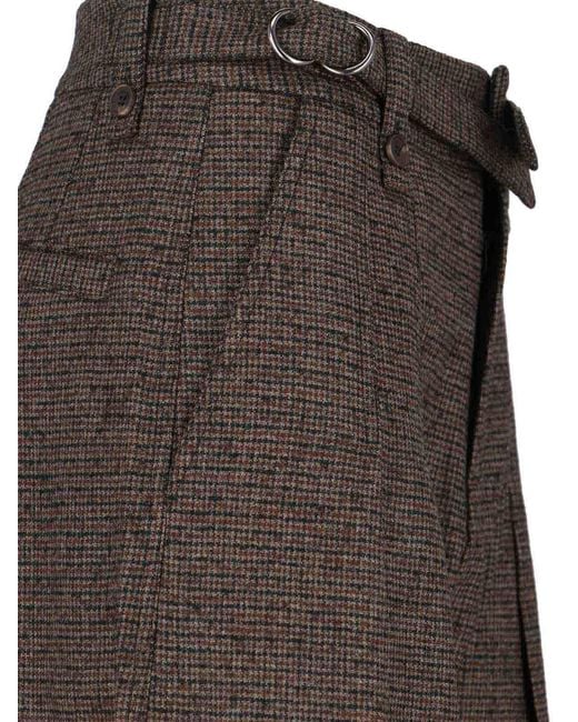 Eudon Choi Gray Wool Blend Trousers