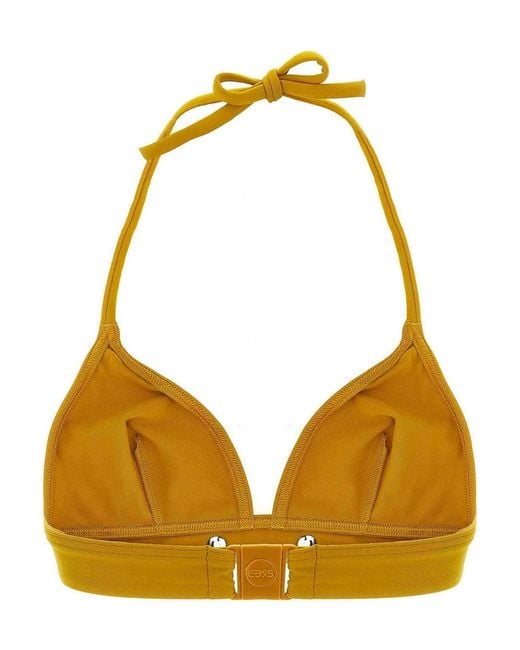 Eres Yellow Bord Bikini Top