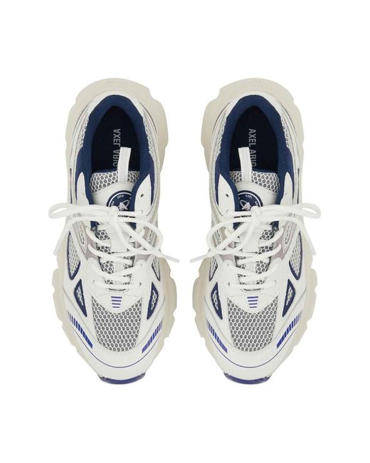 Axel Arigato White Marathon Runner Rubber-trimmed Mesh And Leather Sneakers for men