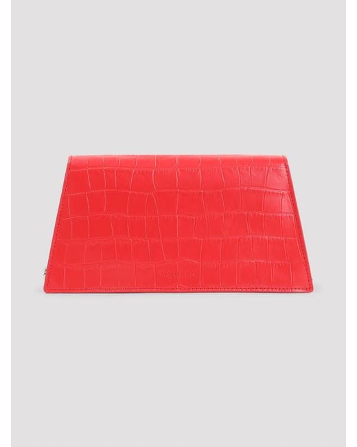 McQueen Red Skull Mini Bag