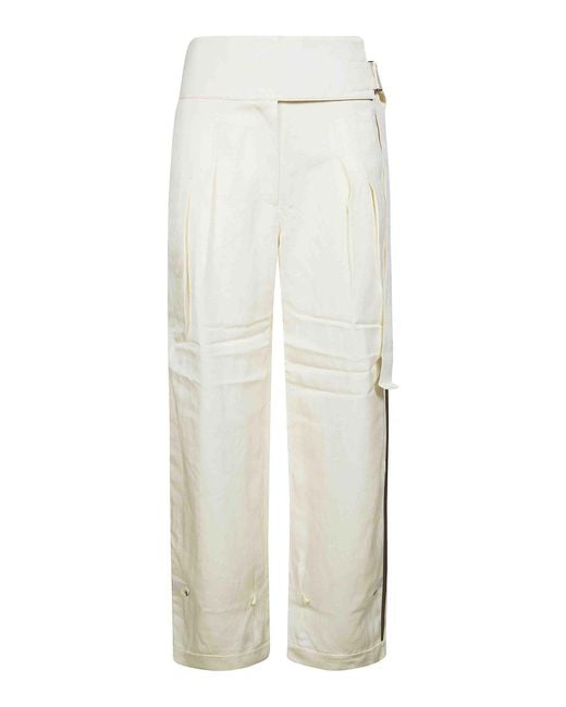 Entire studios White Pinch Pants