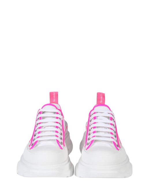 Alexander McQueen Pink Sneakers Tread Slick