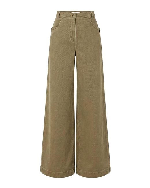 Max Mara Green Alamaro Pants