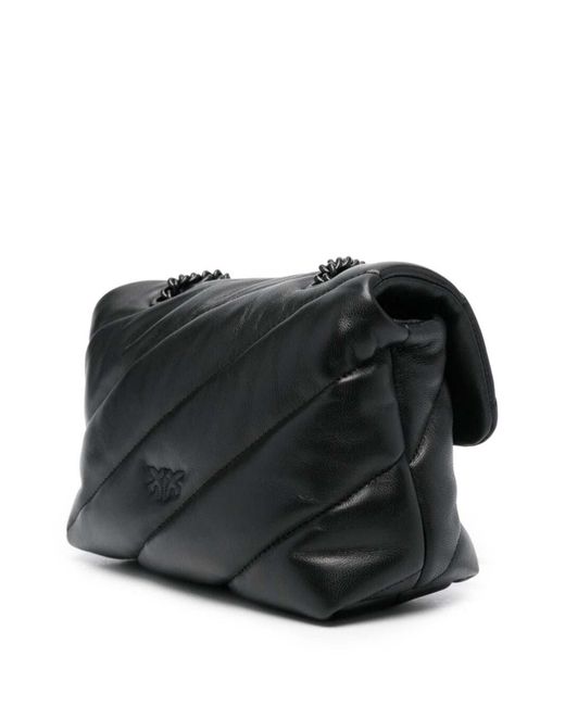 Pinko Black Love Puff Mini Bag