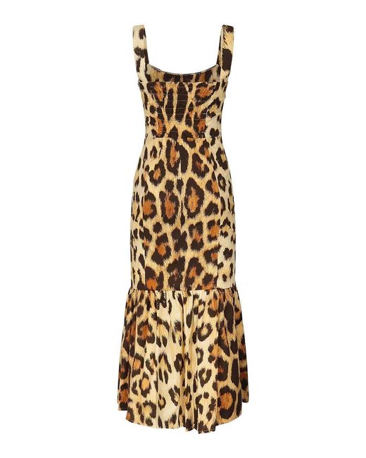ALBERTO AUDENINO Metallic Musa Midi Dress