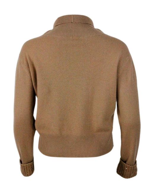 Fabiana Filippi Brown Sweaters