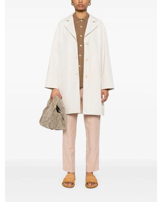 Aspesi White Overcoat