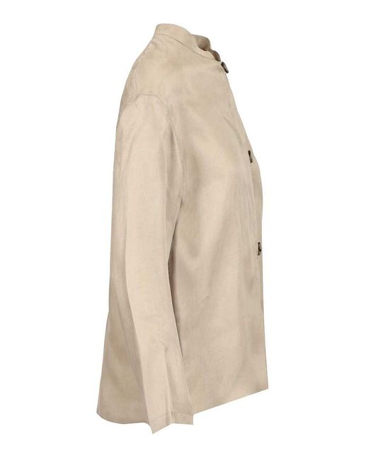 Emporio Armani Natural Guru Collar Shirt