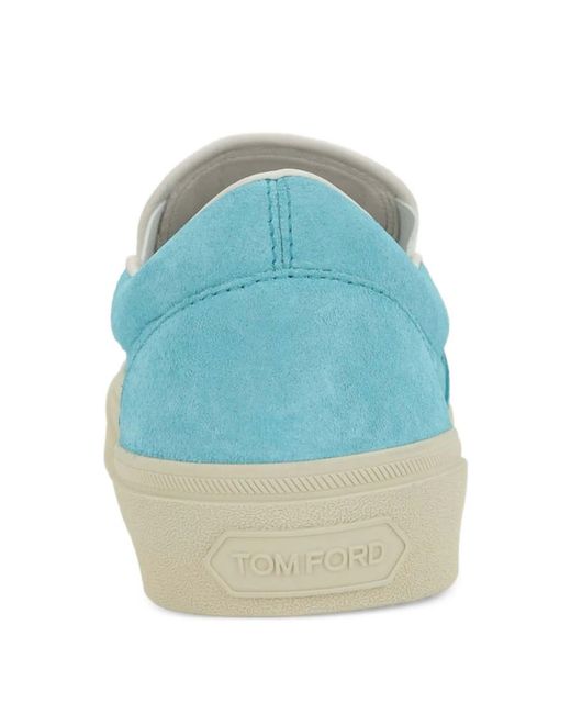 Tom Ford Blue Sneakers for men