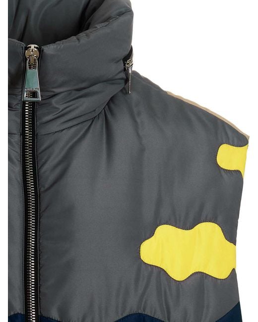 Khrisjoy Blue 'cactus' Oversize Vest for men