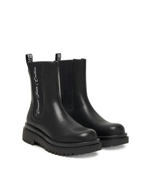 Versace Jeans Couture Black Drew Boot
