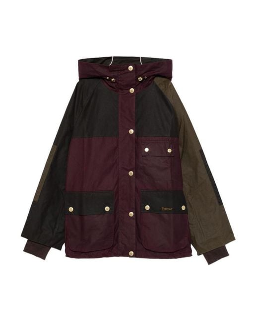 Barbour Purple Jacket