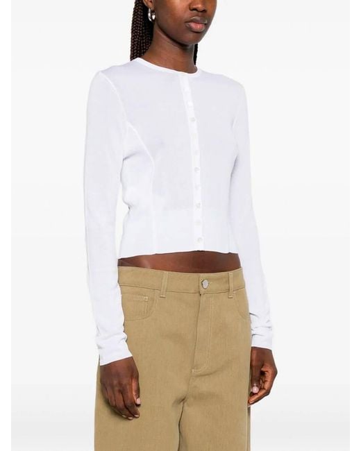 Pinko White 'Meteora' Cardigan