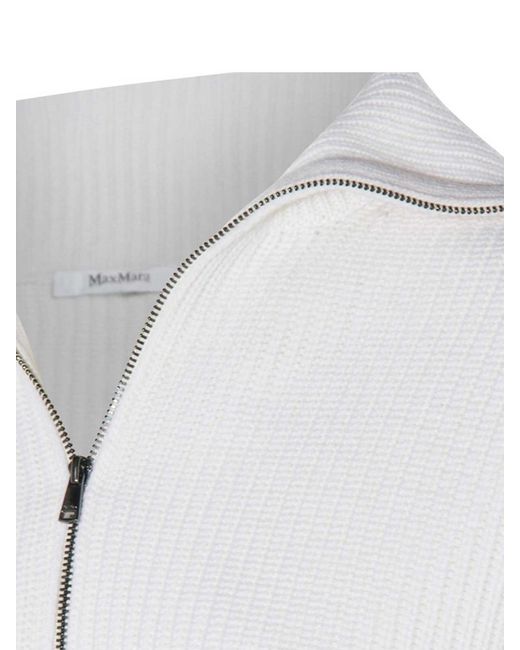 Max Mara White Pullover