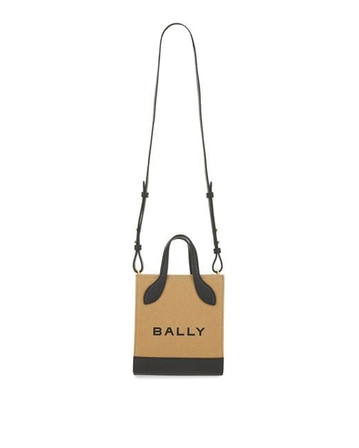 Borsa Con Logo di Bally in Natural