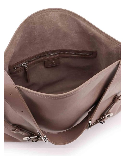 Givenchy Natural Voyou Medium Leather Shoulder Bag