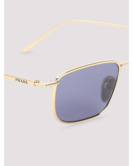 Prada Natural Eyewear Metal Sunglasses for men