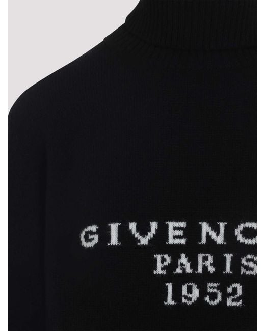 Givenchy Black High Neck Sweater