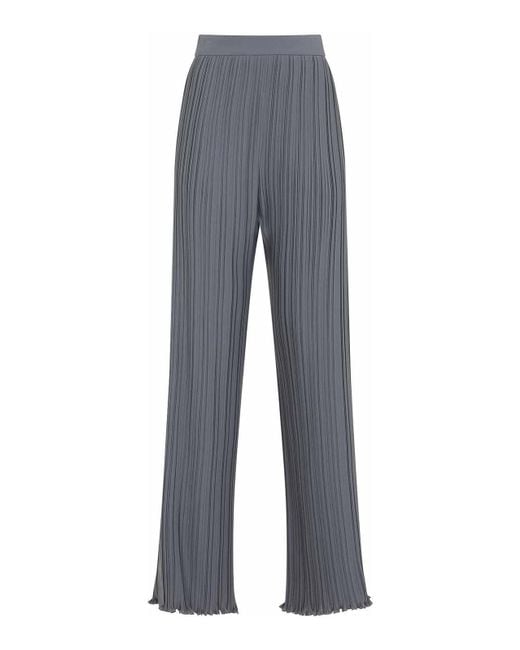 Lanvin Blue Pleated Trousers