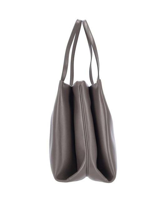 Ferragamo Gray Large Tote Bag