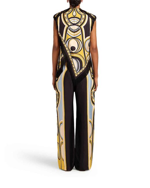LaDoubleJ Blue Silk Club Trousers