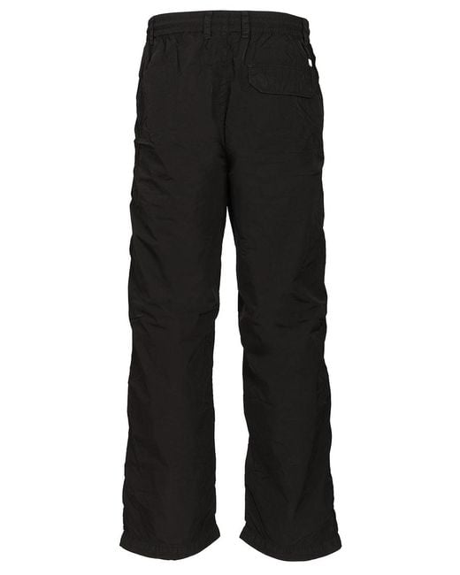 C P Company Black Cargo Pants for men