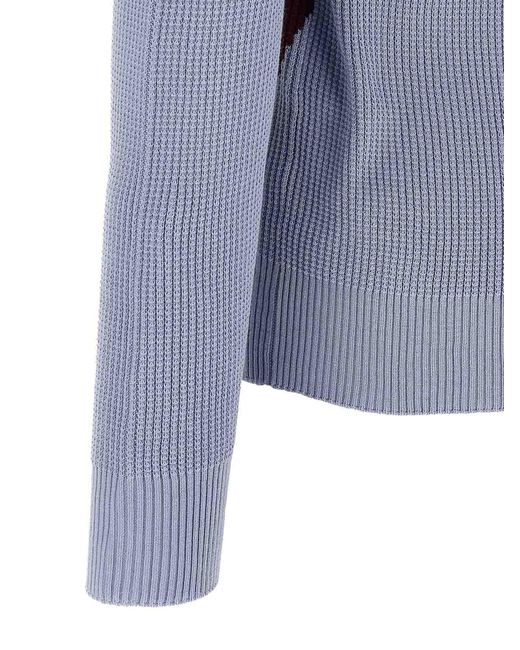 Ballantyne Blue Argyle Pattern Sweater for men