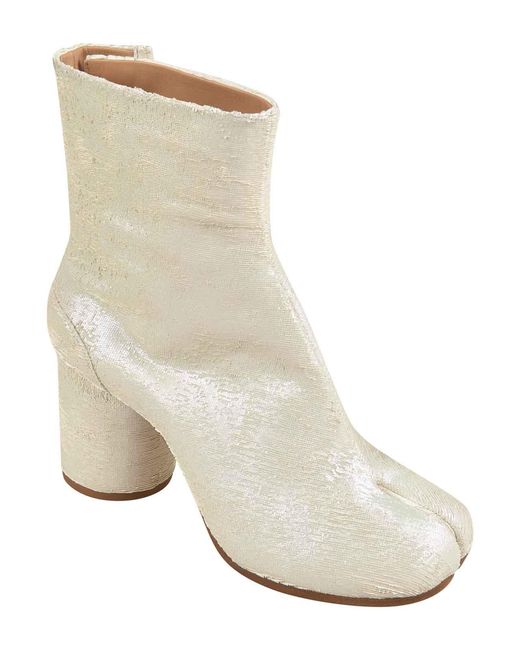 Maison Margiela White Cleft Toe Boots