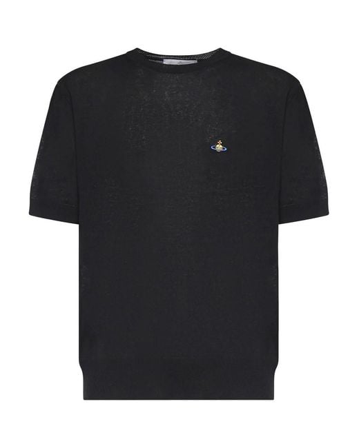 Vivienne Westwood Black T-Shirts And Polos Cotton for men