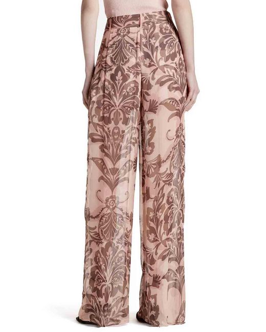 SIMONA CORSELLINI Pink Trousers