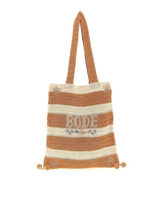 Bode Natural Sherbet Shopping Bag for men
