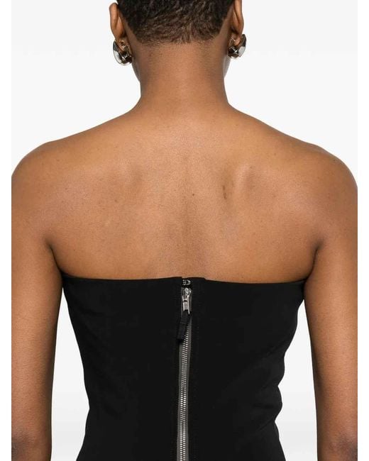 Rick Owens Black Woven Dress