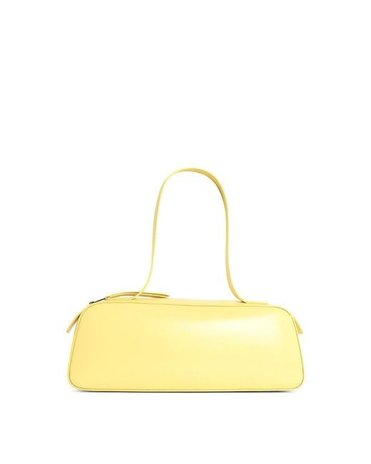 Khaite Yellow Simona Leather Bag