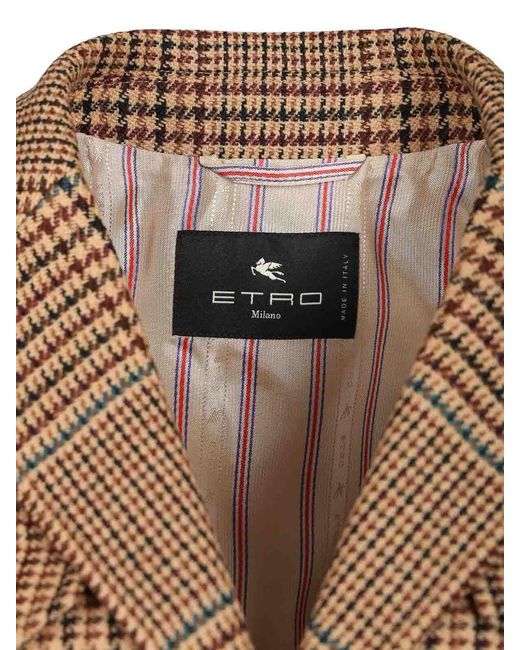 Etro Brown Cropped Blazer