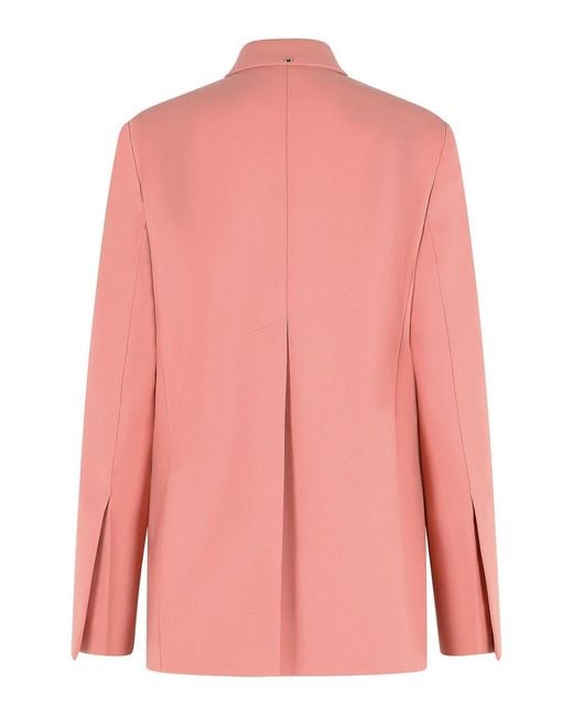 Sportmax Pink Esule Straight Blazer