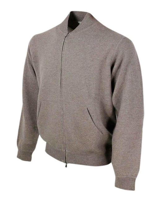 FILIPPO DE LAURENTIIS Gray Sweater for men