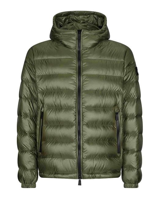 Add Green Quilted Down Jacket for men