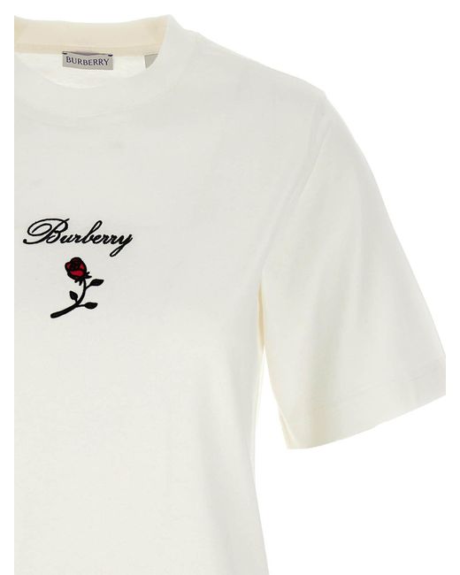 Burberry White T-Shirts