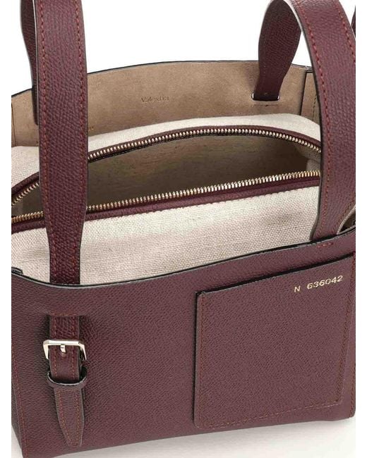 Borsa A Tracolla Micro Secchiello di Valextra in Purple