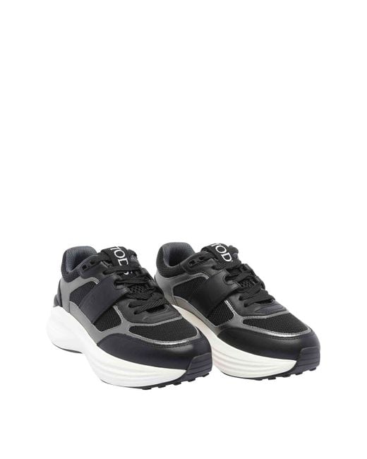 Tod's Black Dark Sneakers