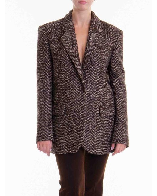 Roberto Cavalli Brown Jacket