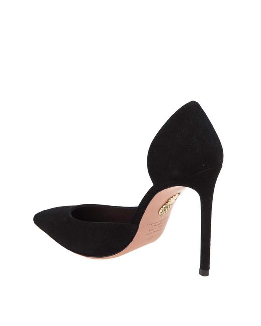 Aquazzura Black Very Bow Tie Pump 105