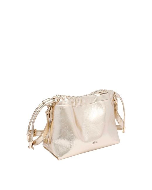 A.P.C. Natural Ninon Mini Shoulder Bag