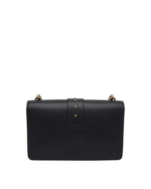 Pinko Black Love Bag One Crossbody Bag