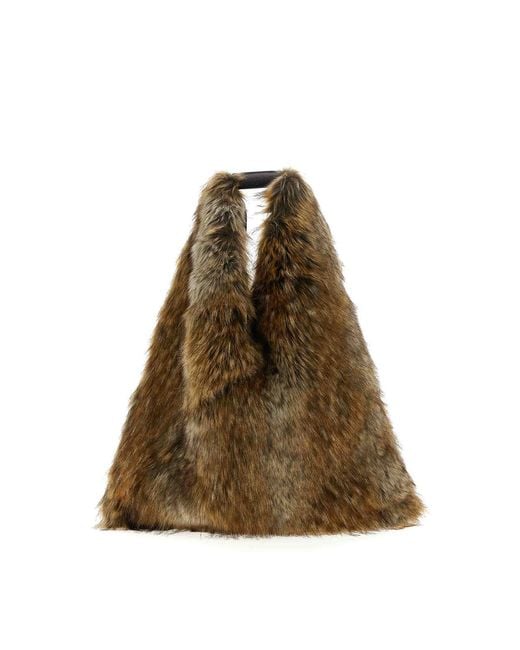 MM6 by Maison Margiela Natural Classic Japanese Shoulder Bag