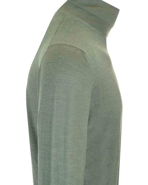 Mauro Ottaviani Green Wool Turtleneck Wish for men