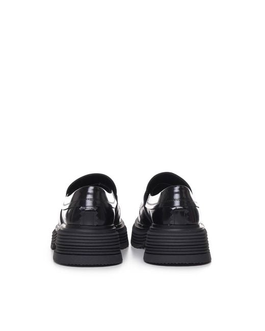 THE ANTIPODE Black College Moccasin for men
